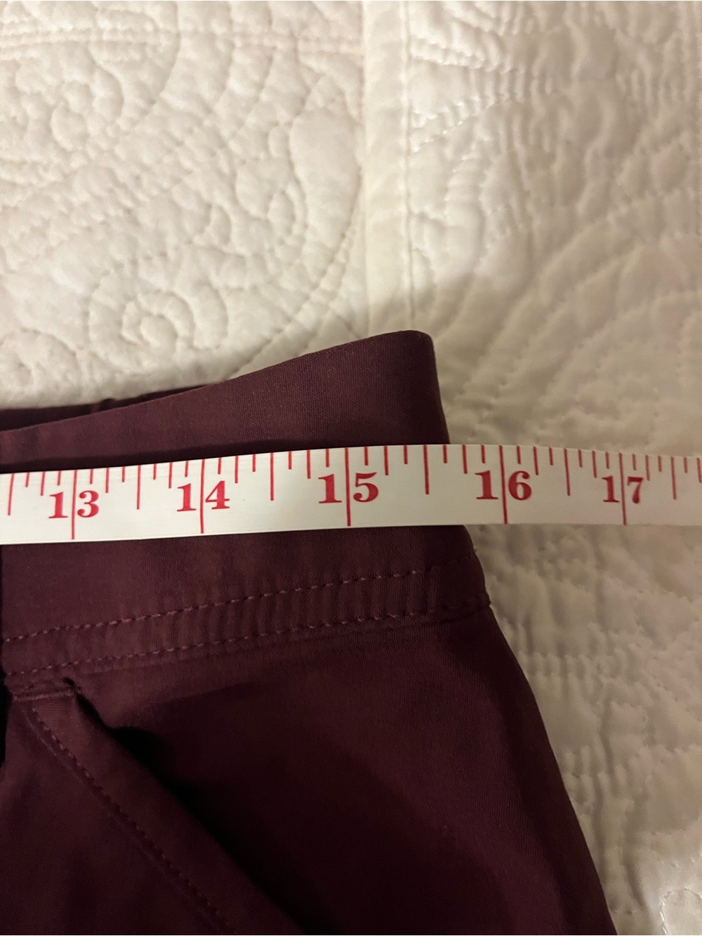 Duluth Performance Shorts in Burgundy - Picture 8 of 11